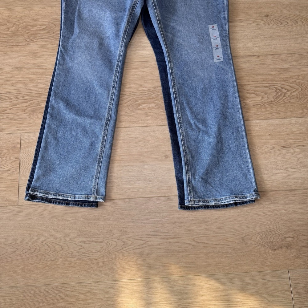 Old Navy Extra High-Rise Kicker Boot-Cut Secret-Slim Pockets Lot Of 2 SZ 18 NWT - Picture 10 of 15